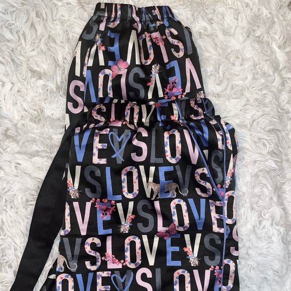🩷🩶PINK by Victoria’s Secret Jogger Pajama Bottoms - Picture 1 of 4